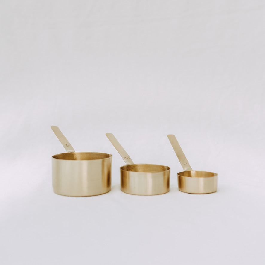 Wholesale Brass Measuring Cup Set of 3 for your store - Faire Canada
