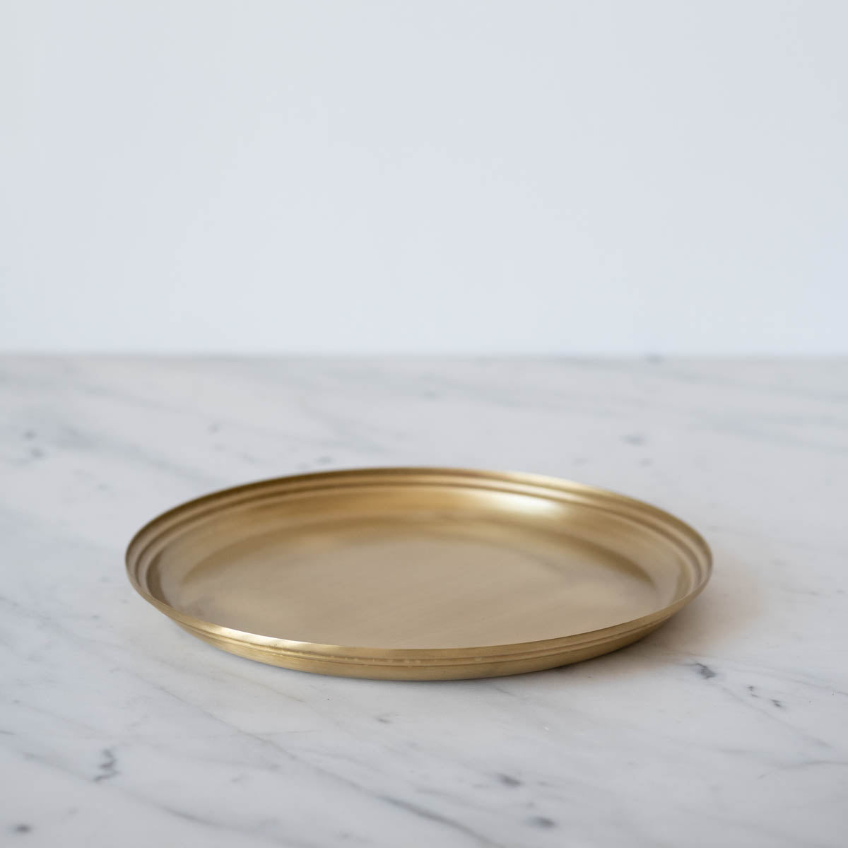 brass serving tray - large