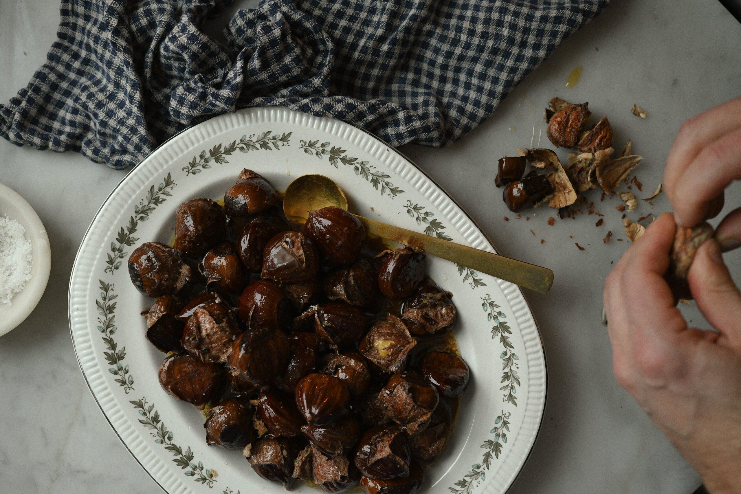 roasting chestnuts