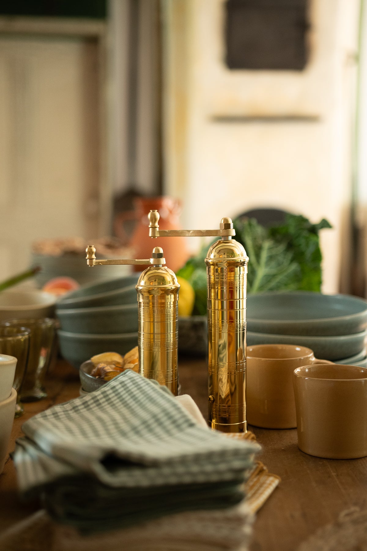Brass Pepper Mill