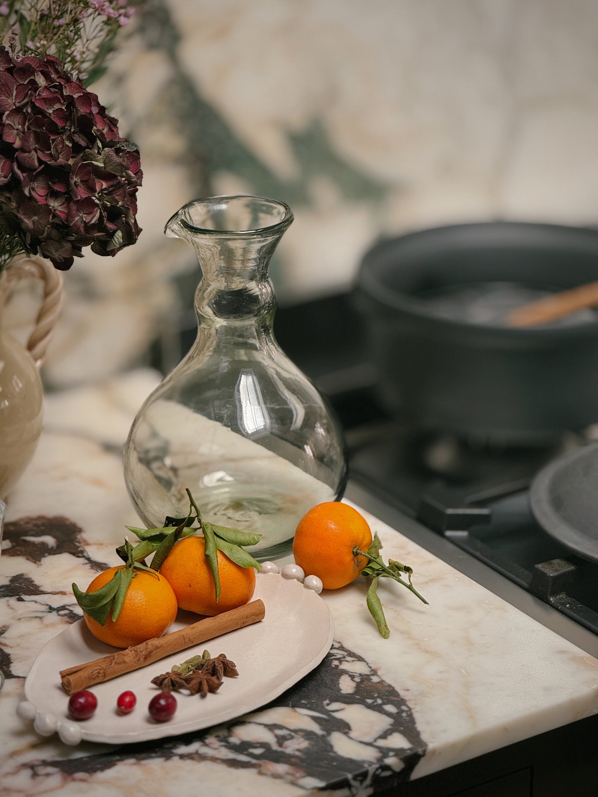 Hand Blown Siringa Carafe