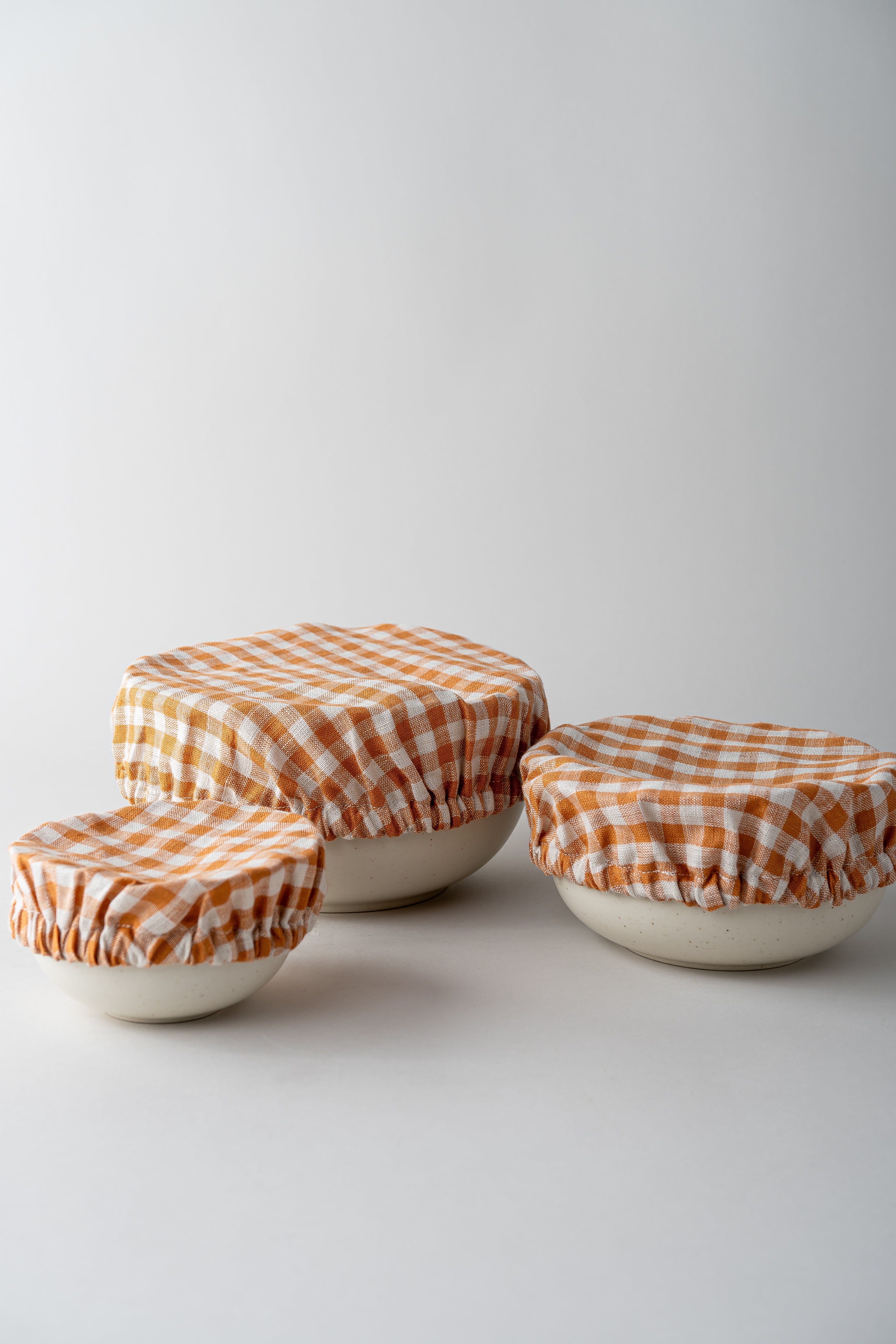 Linen Bowl Cover - Set of 3 - Rachael