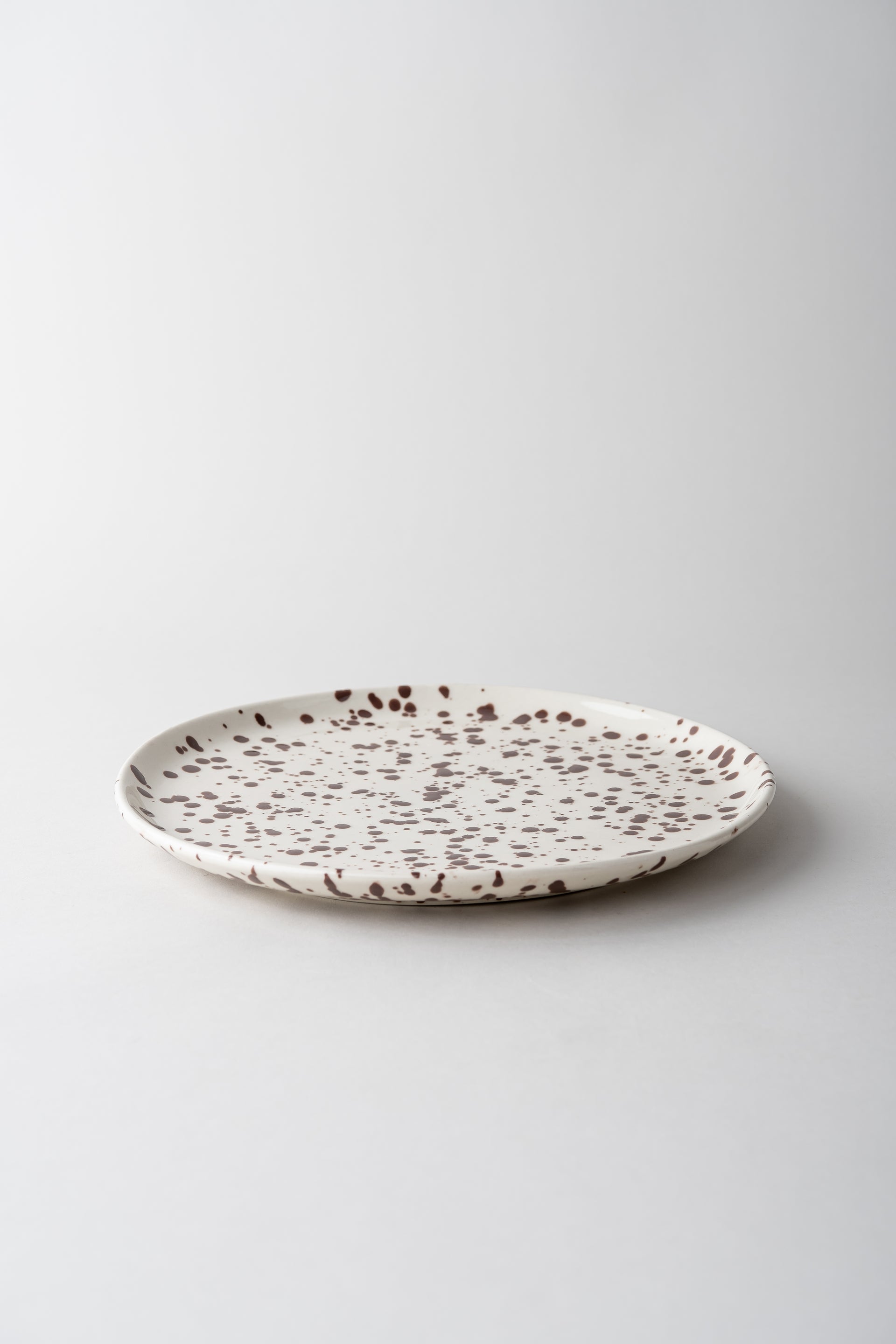 Splatterware Dinner Plate - Cocoa