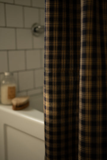 Sturbridge Navy Shower Curtain main image 1