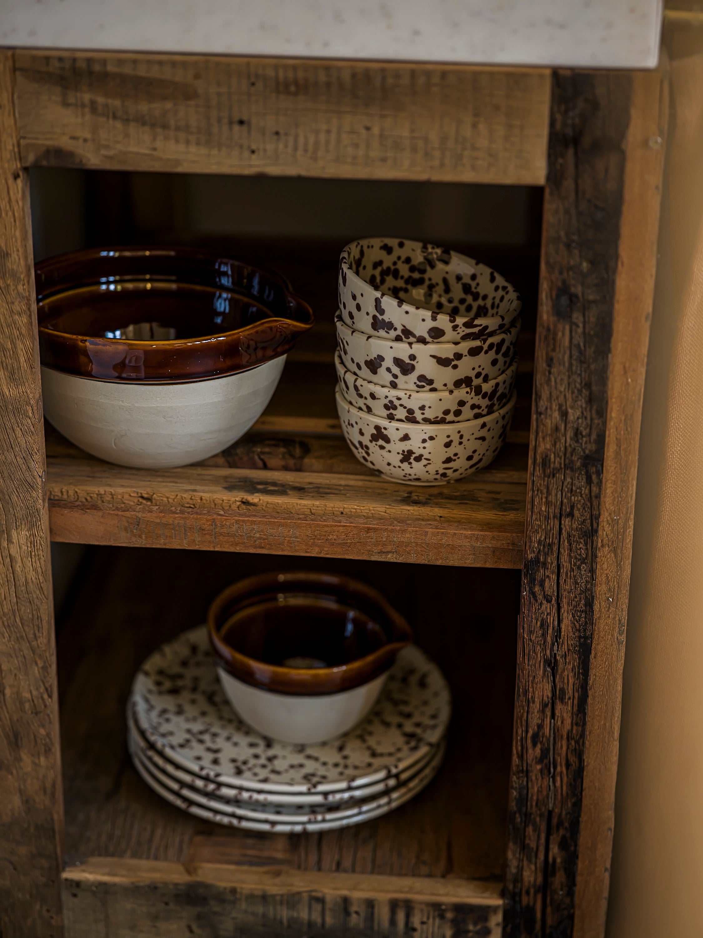 Splatterware Bowl - Cocoa