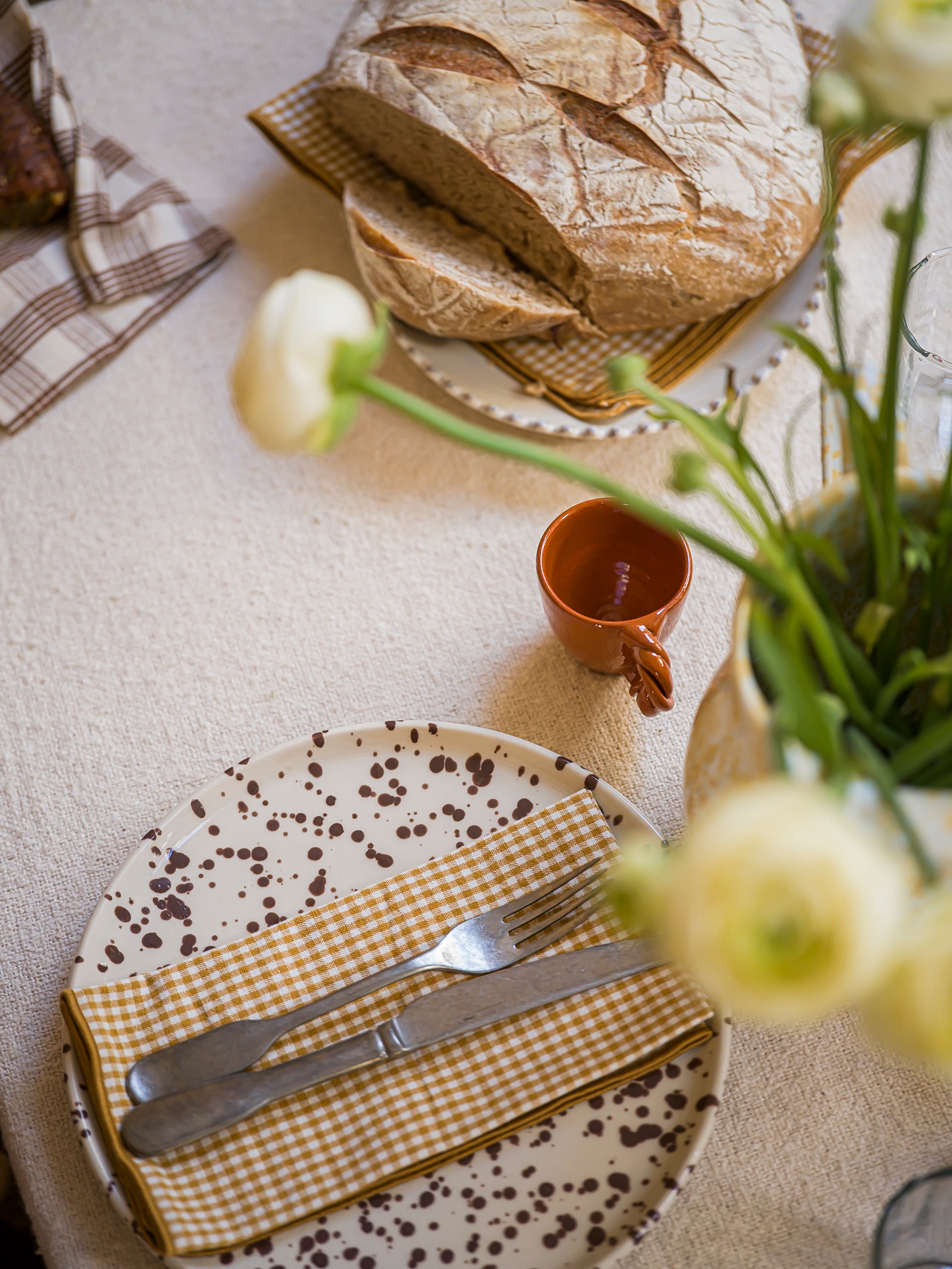 June Home Supply Splatterware Dinner Plate - Thumbnail 4