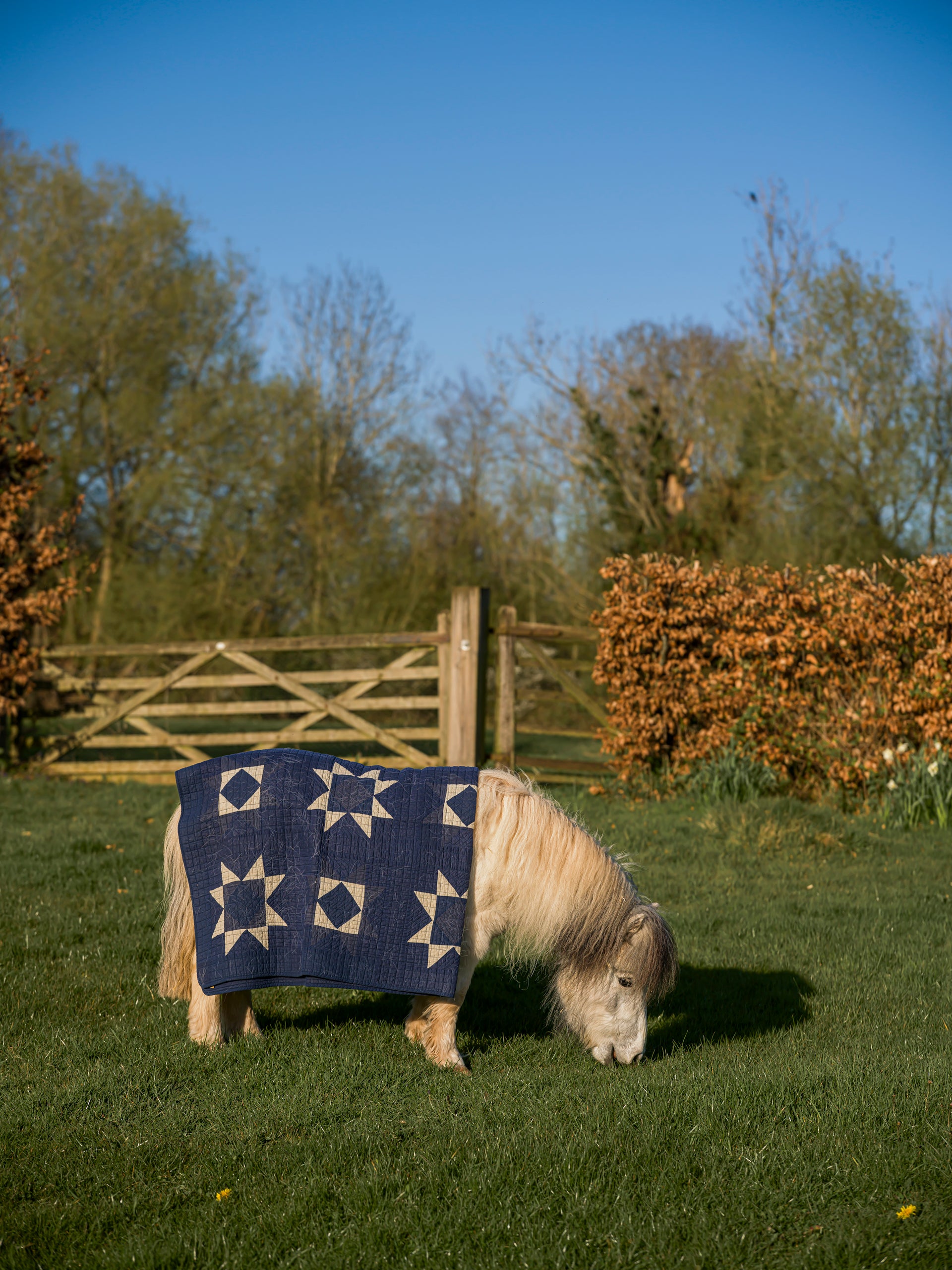 Patchwork Quilt - Blue