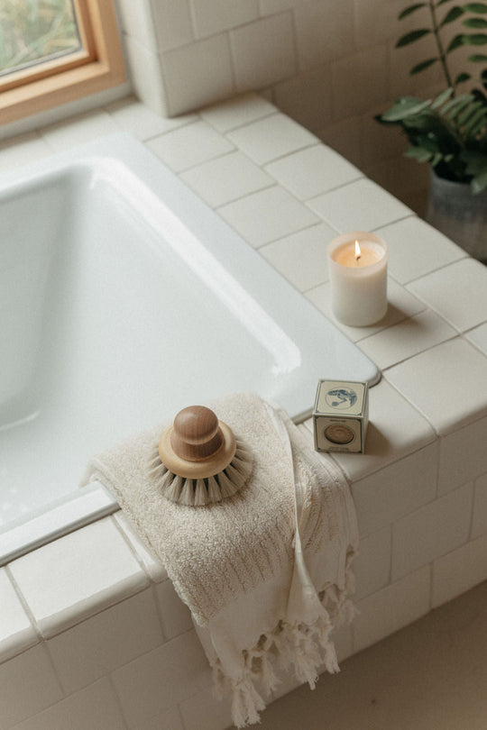 JUNE Handwoven Cotton Towel Minimal June Home Supply