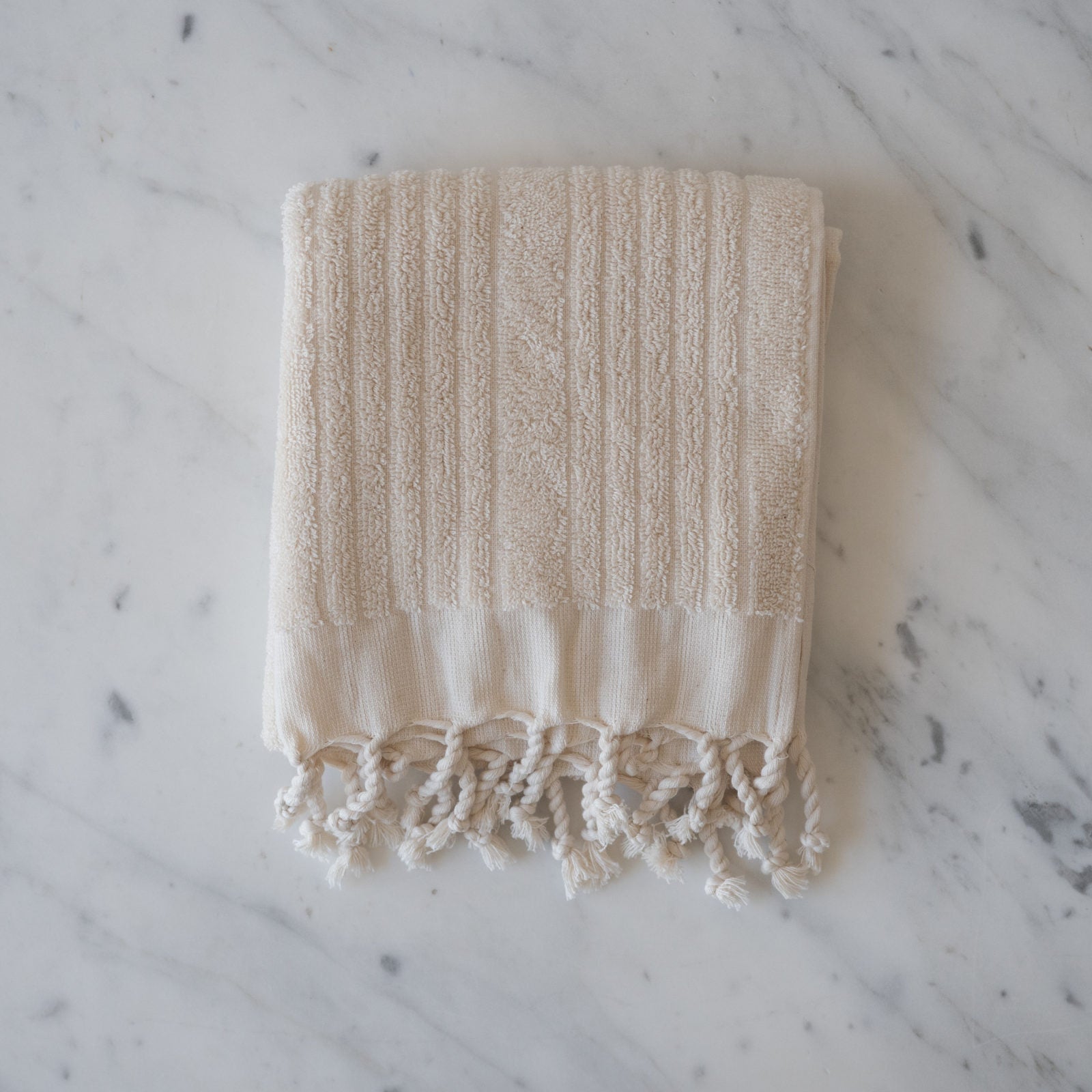 JUNE Handwoven Cotton Towel - Striped