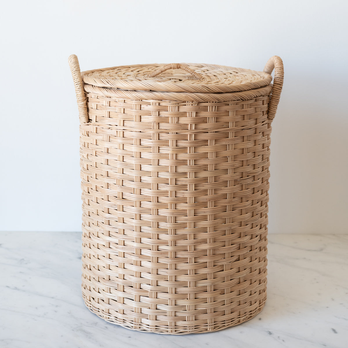 Round Handwoven Storage Hamper - 5 Sizes