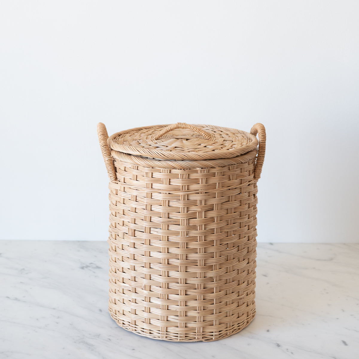 Round Handwoven Storage Hamper - 5 Sizes