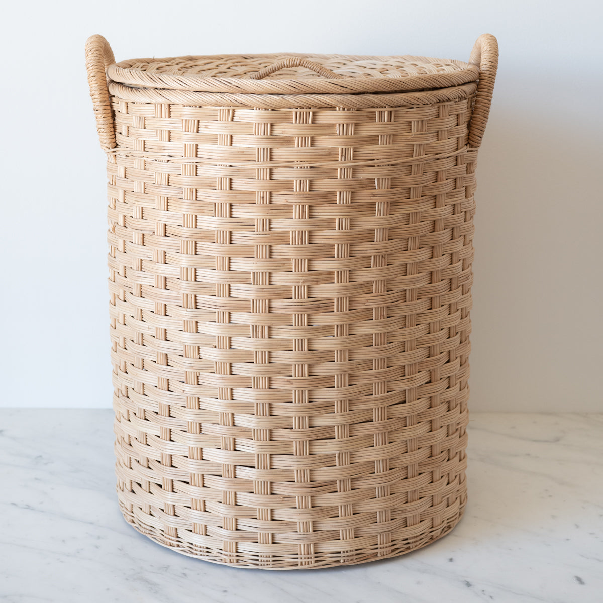 Round Handwoven Storage Hamper - 5 Sizes